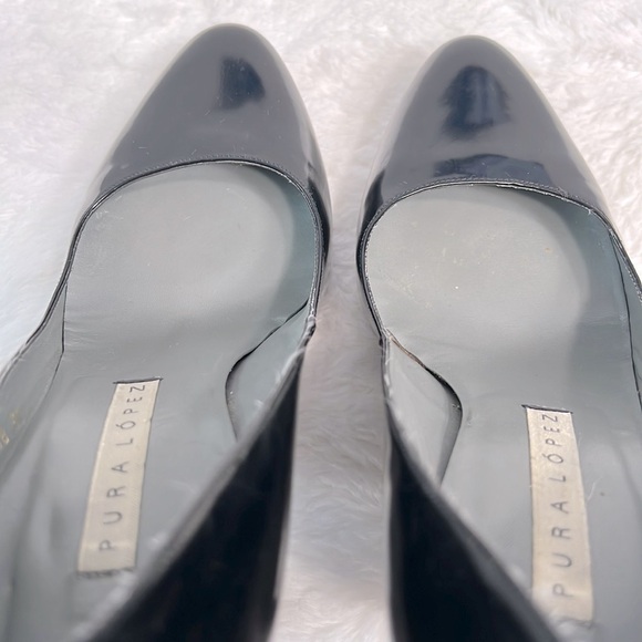 Pura Lopez Patent Leather Platform Pump size 8 EU39 - Picture 6 of 11